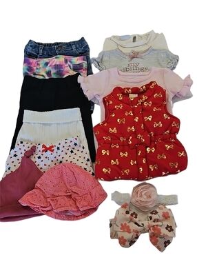 Bundle Of Baby Girl Clothes Size 0-3 Months